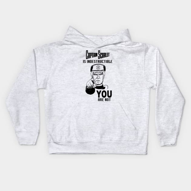 YOU are not Kids Hoodie by Kerchow